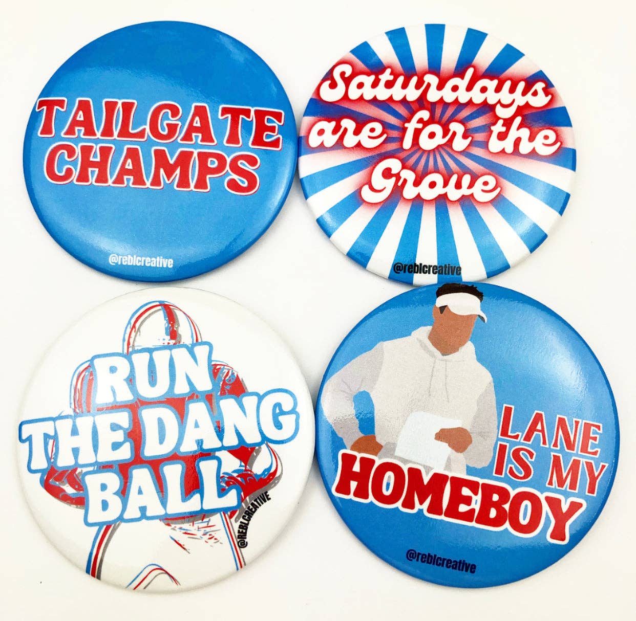 REBL Creative - Saturdays - The Grove - Game Day Button