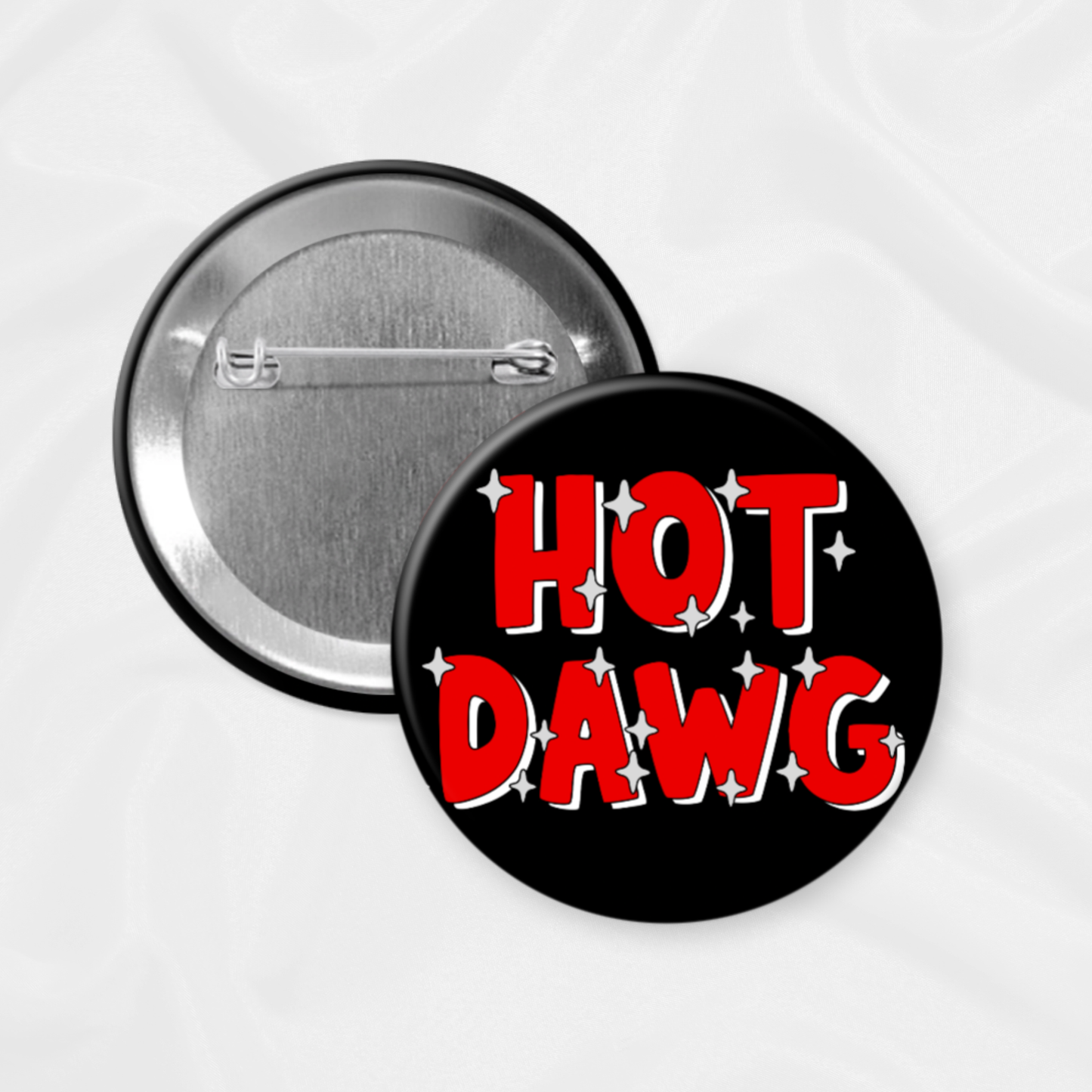 GameDayDrips - Georgia Game Day Button | Hawt Dawg: 2.25”