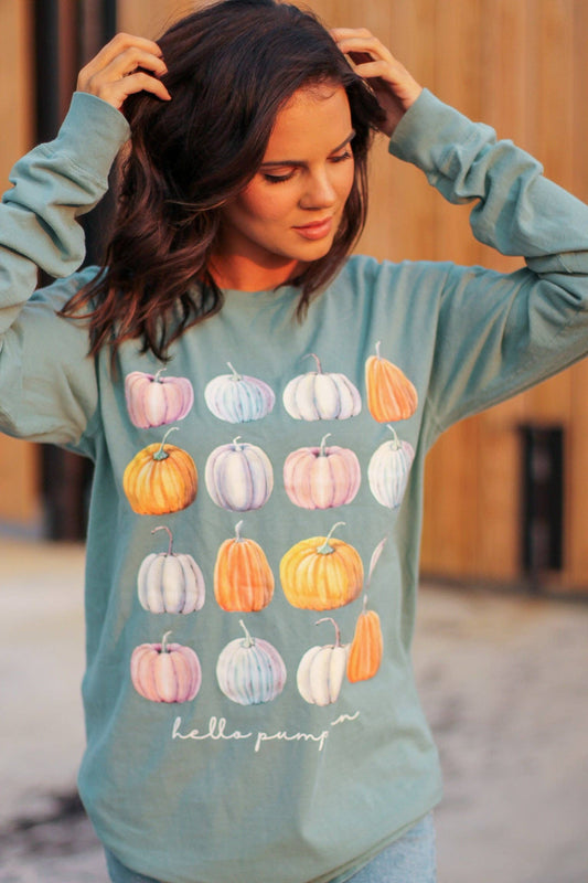 Hello Pumpkin | Long Sleeve | Cypress