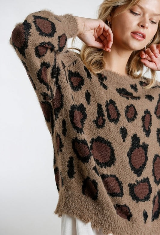 Umgee Mocha Mix Sweater