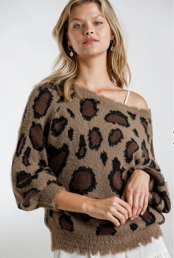 Umgee Mocha Mix Sweater