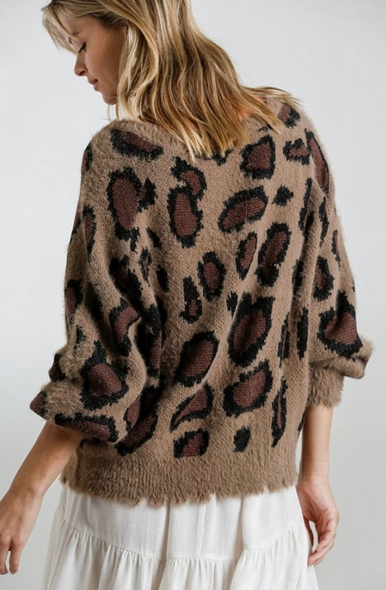 Umgee Mocha Mix Sweater