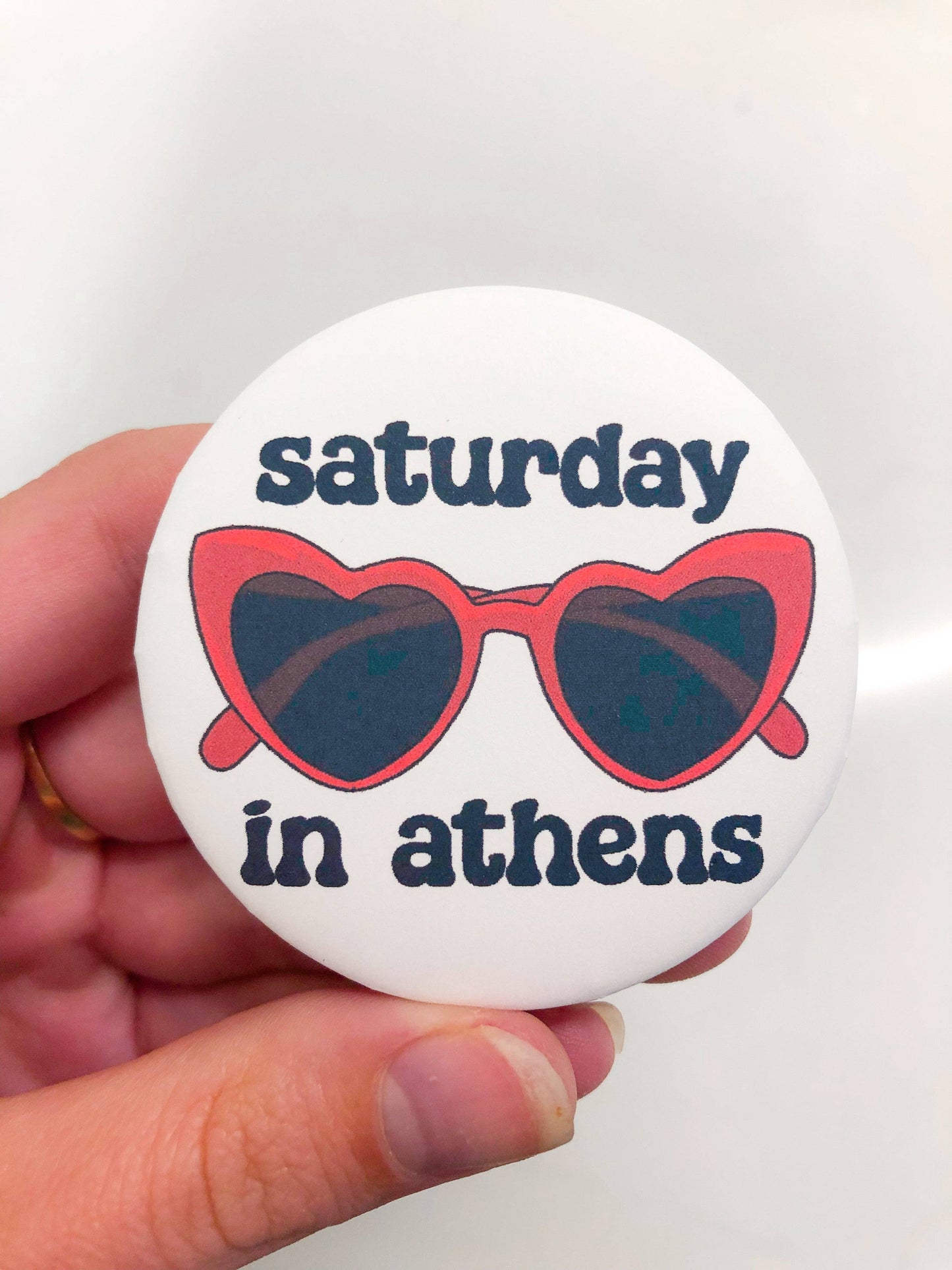 - Saturday in Athens Button