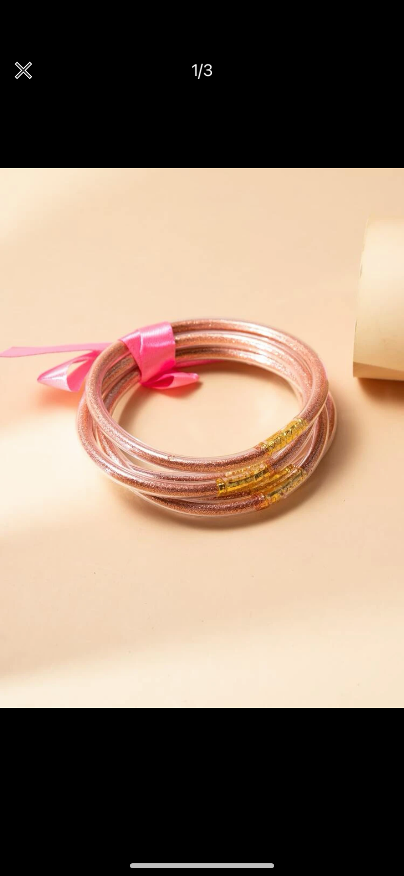 Minimalist Bangle Set Rose Gold