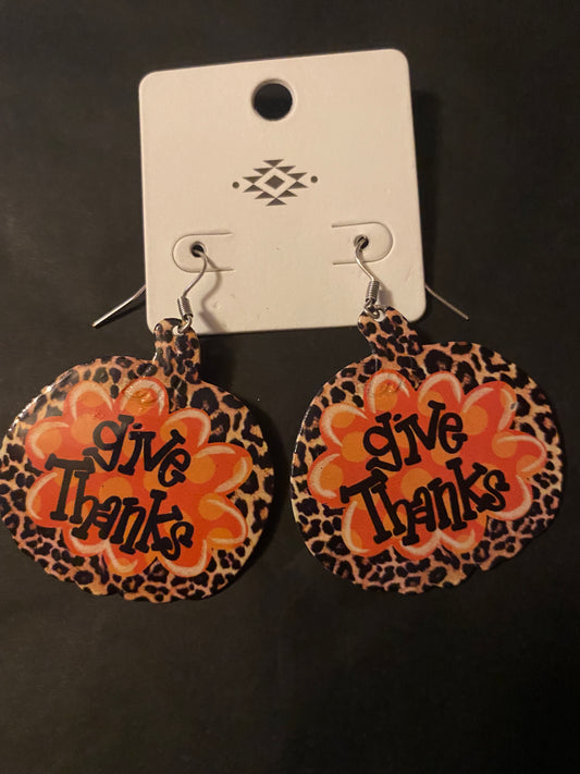 Give Thanks Earrings