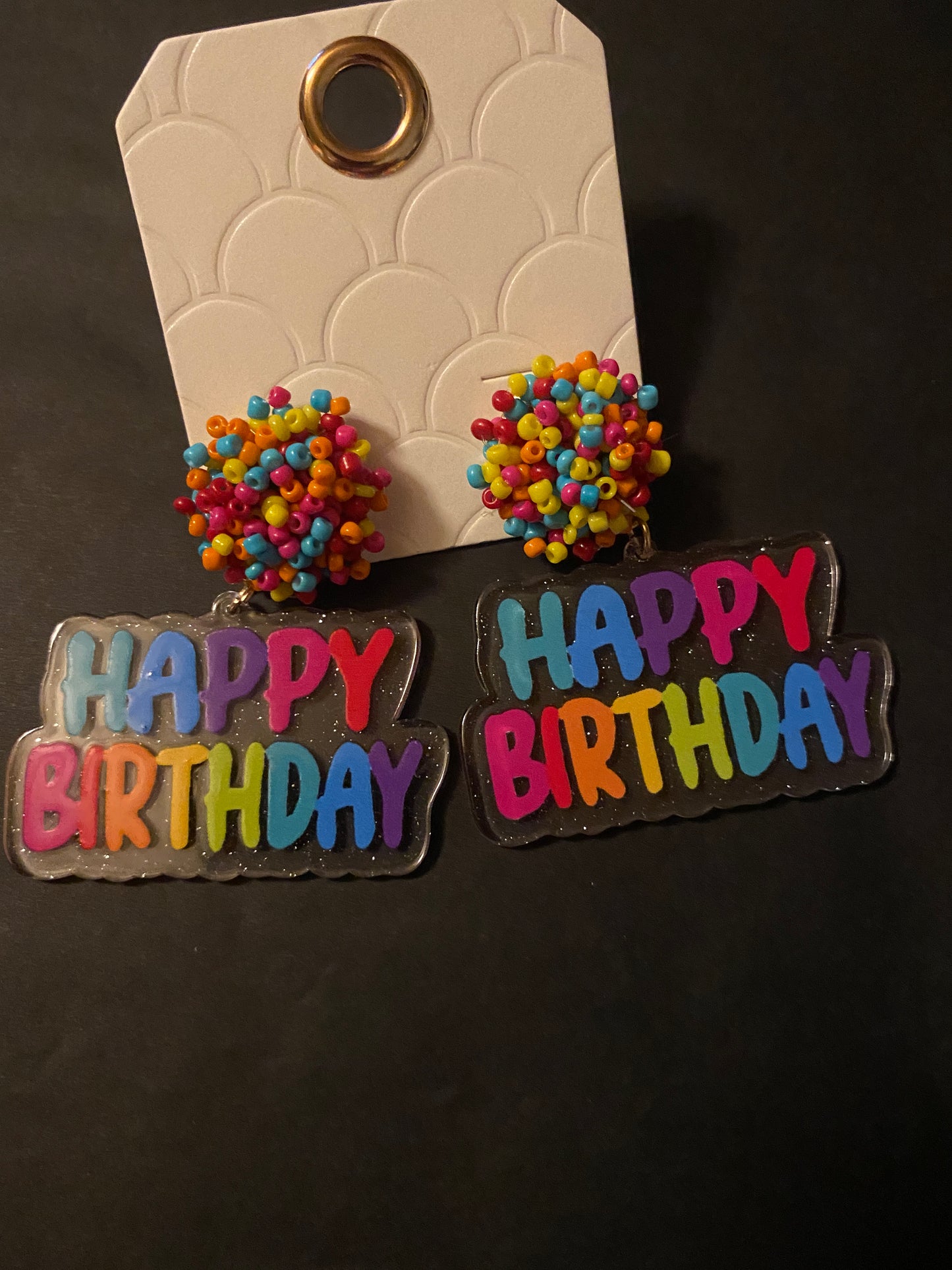 Happy Birthday Earrings